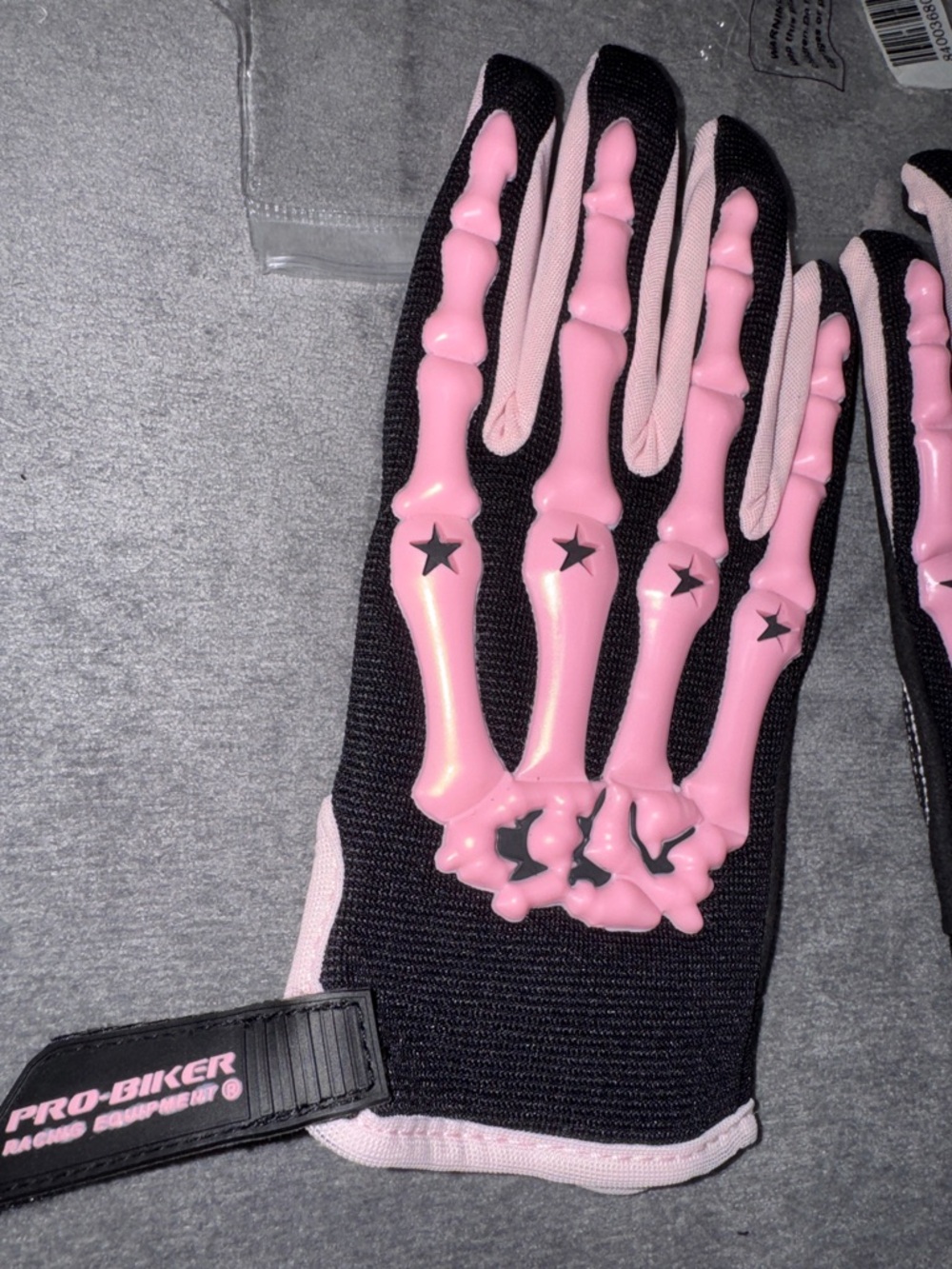 MotoCross/Dirt Bike/Motorcycle Pink Skeleton Gloves Size Medium NWT - Picture 7 of 17